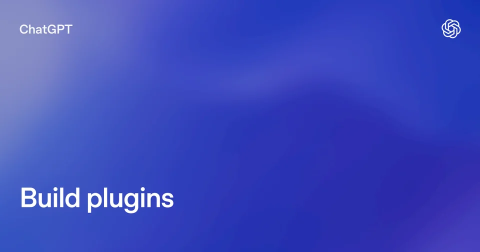 Official ChatGPT Learn artwork for its Build plugins guide